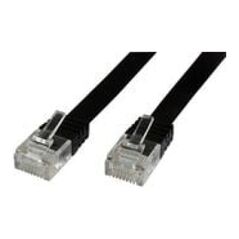 MicroConnect RJ-45/RJ-45 kat.6 5m Czarny (V-UTP605S-FLAT)
