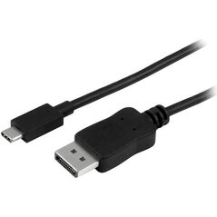 Kabel USB StarTech USB-C - DisplayPort 1 m Czarny (CDP2DPMM1MB)