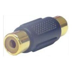 Adapter AV MicroConnect RCA (Cinch) - RCA (Cinch) czarny (AUDAGG)