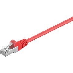 Goobay Patchcord F/UTP, Cat5e, 0.25m czerwony