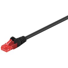 Patchcord U/UTP, Cat6, 3m, czarny (806U-030S)