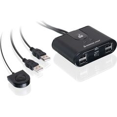 HUB USB IOGear 4x USB-A 2.0 (GUS402)