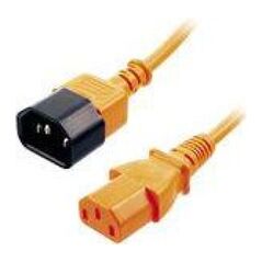 Kabel zasilający Lindy IEC 13/14 Pomarańczowy 2m - 30475