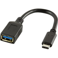 Adapter USB LogiLink USB-C - USB Czarny  (CU0098)
