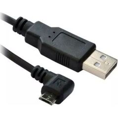 Kabel USB MicroConnect USB-A - microUSB 1.8 m Czarny (USBABMICRO18ANG)