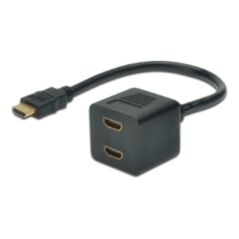MicroConnect HDMI - HDMI, 0.2, Czarny (MONJK8)