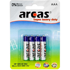 Arcas Bateria Super Heavy Duty AAA / R03 4 szt.