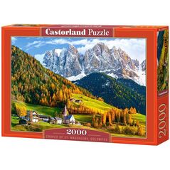 Castorland 2000 Kościół św. Magdaleny, Dolomity (PC-200610)