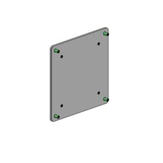 SpacePole Konwerter VESA 75 - 100 (SPV3304-02)
