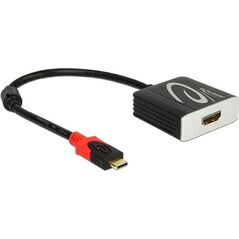 Adapter USB Delock USB-C - HDMI Czarny  (62730)