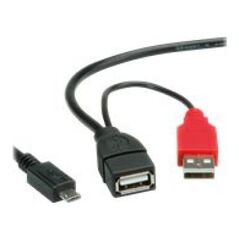 Kabel USB Roline 1 m Czarny (19.08.1009)
