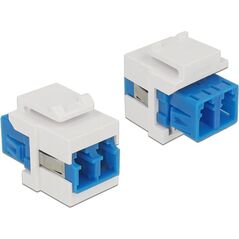 Delock DeLOCK Keystone LC Duplex Buchse > Buchse SM - 86357