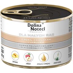 Dolina Noteci Premium dla małych ras z gęsią ziemniakami i jabłkiem 185 g