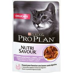 Purina Pro Plan Delicate Nutrisavour Indyk 85g