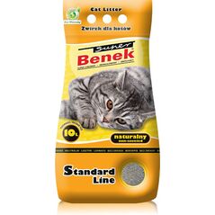 Żwirek dla kota Super Benek Standard Naturalny 10 l