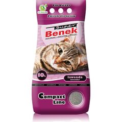 Żwirek dla kota Super Benek Compact Lawenda 10 l