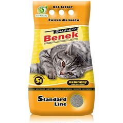 Żwirek dla kota Super Benek Standard Naturalny 5 l