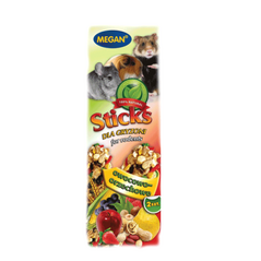 Megan Sticks dla gryzoni owocowo-orzechowe 2 szt. 90g - ME163
