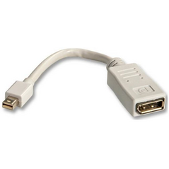 Adapter AV MicroConnect DisplayPort Mini - DisplayPort biały (MDPDP)