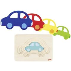 Goki Puzzle warstwowe - Samochodzik (221582)