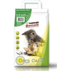 Żwirek dla kota Super Benek Corn Cat Świeża trawa 7 l