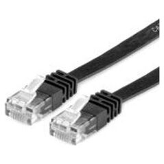 Secomp Kabel krosowy UTP kat.6, płaski, czarny 0,5m (21,99.0960)