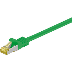 MicroConnect S/FTP CAT7 1m Green LSZH - SFTP701G
