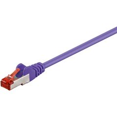 MicroConnect S/FTP CAT6 0.25m Purple LSZH - SSTP60025P