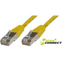 MicroConnect S/FTP CAT6 0.25m Yellow LSZH - SSTP60025Y
