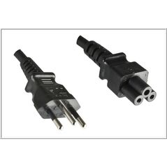 Kabel zasilający MicroConnect Power Cord Notebook 1.8m Black - PE010818BRAZIL