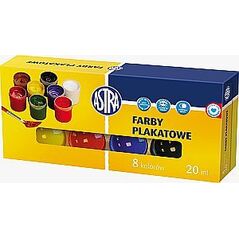 Bertus Farby plak. 8kol. 20ML ASTRA