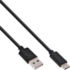 Kabel USB InLine USB-A - USB-C 2 m Czarny (35732)