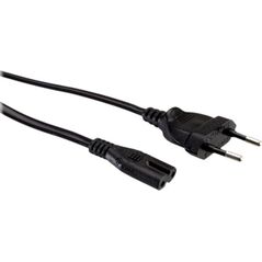 Kabel zasilający Value 2 pin, 5m, czarny (19.99.2094)