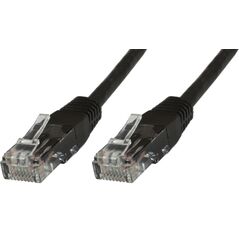 MicroConnect RJ-45/RJ-45 kat.6 U/UTP Czarny 5m (V-UTP605SVP)