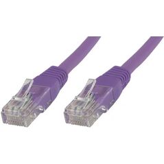 MicroConnect RJ-45/RJ-45 kat.6 U/UTP Fioletowy 1.5m (UTP6015P)