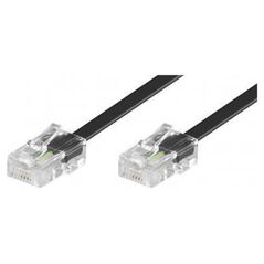 Goobay GOOBAY 10x ISDN Modular connection cable 3 meter black RJ45 connector 8P4C to RJ45 connector 8P4C - 50255