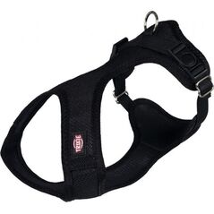 Trixie Miękkie szelki, XXS–XS: 28–40 cm/15 mm, czarny