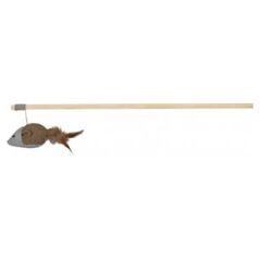 Trixie Wędka Mysz z piórami 50 cm