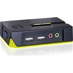 Przełącznik LevelOne KVM Switch LevelOne 2x USB KVM-0221 mit Audio - KVM-0221