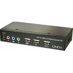 Przełącznik Lindy Ca6 KVM Extend DVI USB Audio 50m Extend DVI USB 2 50m Cat6 - 39377