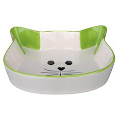 Trixie Miska ceramiczna z wizerunkiem kota, 0.25 l/12 cm
