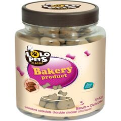 Lolo Pets Classic Ciastka - Kości czekoladowe w słoikach S - 210g