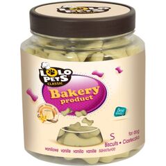 Lolo Pets Classic Ciastka - Kości waniliowe w słoikach S - 210g