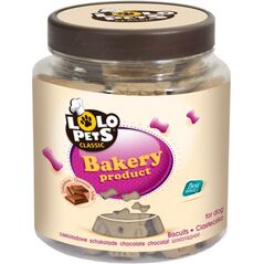 Lolo Pets Classic Ciastka - Zwierzątka czekoladowe w słoikach 210g