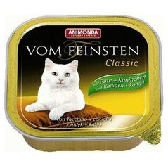 Animonda Vom Feinsten Classic z Indykiem i Królikiem tacka 100 g