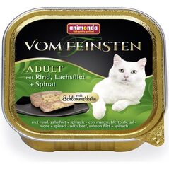 Animonda vom Feinsten Adult z nadzieniem Wołowina, filet z łososia i szpinak 100g
