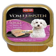 Animonda PIES 150g Vom Feinsten ADULT Drób, jajka i szynka