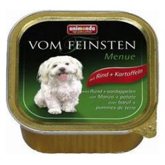 Animonda PIES 150g Vom Feinsten ADULT Wołowina i ziemniaki