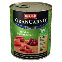 Animonda GranCarno Original Adult Wołowina i kacze serca 800g