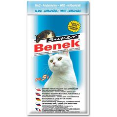 Żwirek dla kota Super Benek Biały Antybakteryjny Naturalny 5 l
